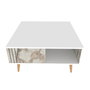 Hanah Home Mesa de Centro Ronas - White